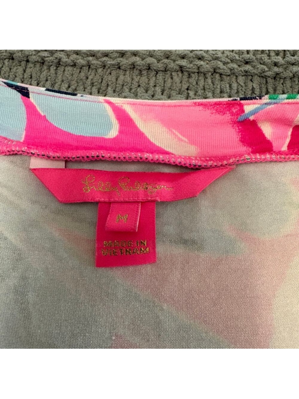 Lilly Pulitzer JessaLynne Romper cockatoo pin pretty in pink size medium - Picture 9 of 9